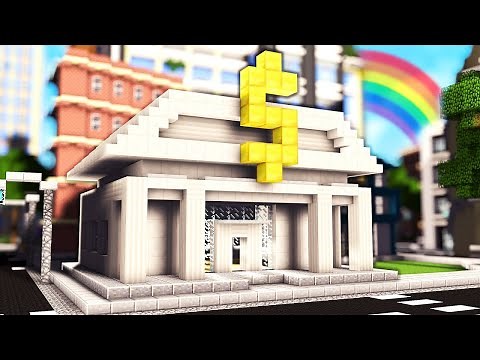 COMMENT FAIRE UNE BANQUE MODERNE INCROYABLE | Minecraft
