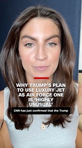 68K views · 796 reactions | The Trump administration is set to accept a luxury plane from the Qatari royal family which will be retrofitted and used as Air Force One during his second term, two people familiar with the agreement told CNN. Trump and aides toured a model of the plane earlier this year at the airport in Palm Beach. CNN's Kaitlan Collins reports. Read more at the link: https://cnn.it/43z2BHd | CNN International | Facebook