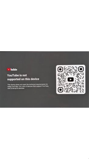 YouTube is not supported on this device problem on Android smart tv