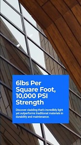 Benefits of Forton MG Composite Cladding