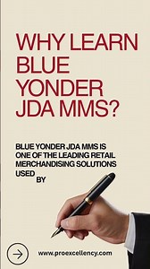 Why Learn Blue Yonder JDA MMS