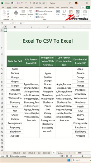ExcelTips247 on Instagram: "Excel To CSV Formatting - Excel Tips and Tricks Learn how to convert Excel to CSV and from CSV to Excel format. Here are the formulas featured in my video. =TEXTJOIN(CHAR(10),TRUE,B5:B21) The formula =TEXTJOIN(CHAR(10), TRUE, B5:B21) combines the values in the range B5:B21 into a single cell, using CHAR(10) to insert a line break between each value. The TEXTJOIN function concatenates the values with the specified delimiter, which in this case is the line break, and th