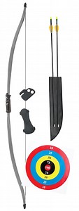 Bear 60" Bear Titan Youth Bow Set Gray