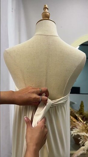 Recreating Hailey Bieber’s Red Carpet Look | Infinity Dress Tutorial