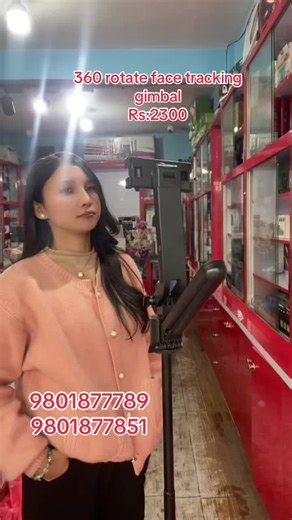 360 rotate face tracking gimbal#9801877851 #9801877789 #visitourstore🙏🛍👌 #lalitpurbalkumari