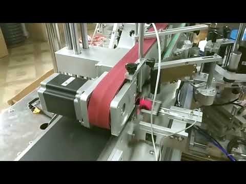 Boxes sticker labeling machine corner labeler +flat surface labeler