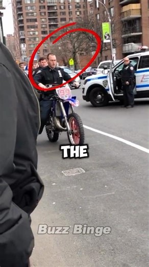 Cop Tries to Show Off on Dirt Bike… Instantly Regrets It! 😬 #shorts #shortfeeds #funny