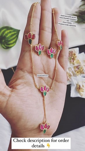 2.5K views | Restocked our best selling jadau lotus set Use the...