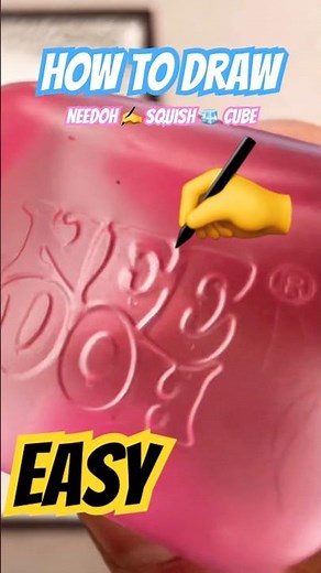 How to Draw a NeeDoh SQUISHY - Easy for kids any age !!! #art #drawing #fyp