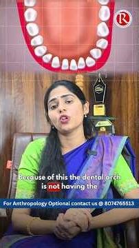 Why Wisdom Teeth Are a Pain: Evolution of Smaller Jaws | Anthropology | Rathod's IAS Academy | UPSC