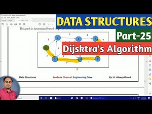 DATA STRUCTURES | Part-25 | Dijsktra's Algorithm