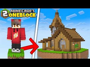 The BEST START EVER on ONE BLOCK Minecraft..!