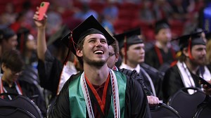 A-State held its spring commencement ceremonies Saturday, May 6. Chancellor Todd Shields conferred nearly 2,100 degrees to students from the university’s eight colleges. | Arkansas State University