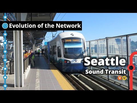 Seattle's Light Rail & Commuter Rail Network Evolution