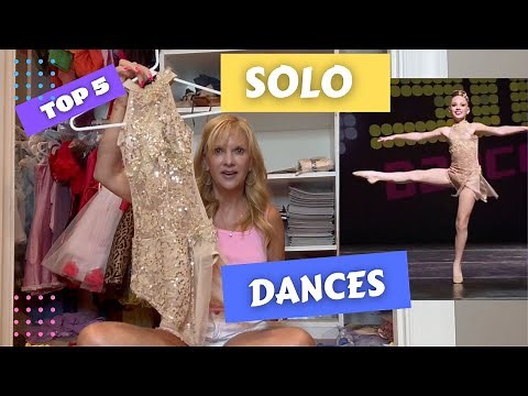 My Top 5 Dance Moms Solo Dances + Costumes