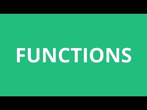 How To Pronounce Functions - Pronunciation Academy