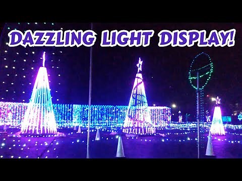 Epic Drive Through Holiday Light Show! | Dazzling LED Christmas Trees & More
