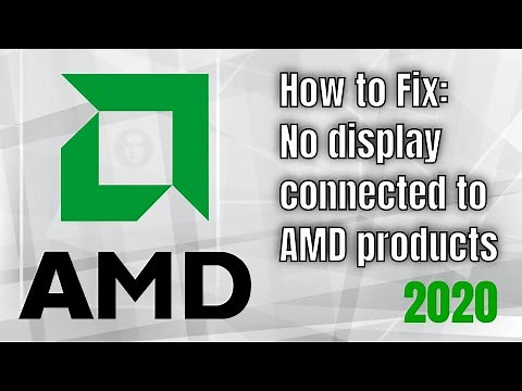 How to Fix: "No displays are currently connected to AMD products"