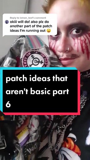 Reply to @lemon_teef patch ideas part 6 #PerfectMarcJacobs #StyleSnap #HPRadicalReuse #punk #patchpants #patches #punkdiy #punkcrafts #alt #patch