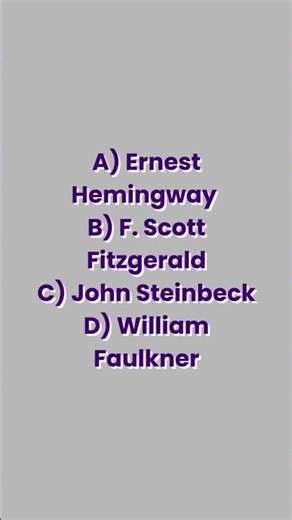 Who wrote 'The Great Gatsby'?