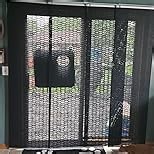 GoDear Design Adjustable Sliding Panel Track Blinds, Fits Windows, Patio Doors, Sliding Glass Doors, Room Dividers, Adjustable Track Width 45.8"- 86", Trimmable Panel Height Up to 96", Cirrus