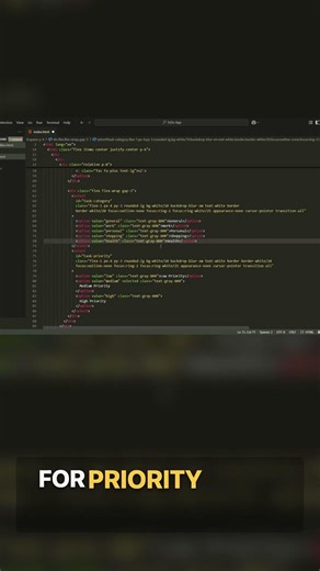 Build To-Do App from Scratch HTML CSS JavaScript - Part 10 #shorts #trend #html #javascript #2026