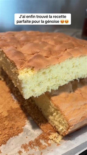 Qui veut la recette ? #dessert #cake #gateau #genoise #genoisecake #layercake #layercake🍰recipe