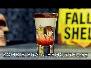 Zombie Brain Hemorrhage (recipe by Spirit Cocktails) | 31 DAYS OF #HALLOWEEN