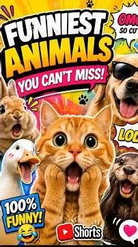 🐶 You Won't Believe These Funny Animal Moments! 🔥 Funny Animals Edition! #shorts #funnyanimalvideos