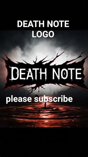 DEATH NOTE LOGO💯☠️🔥