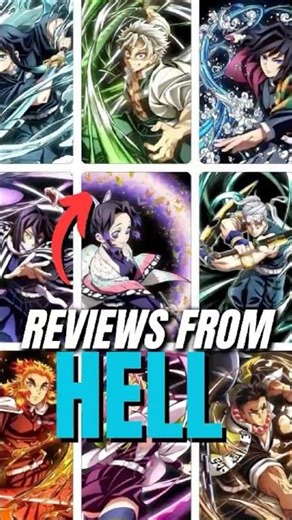 Upper Moons REVIEW Being Slashed by Hashira! 👻⚔️ #demonslayer #shorts