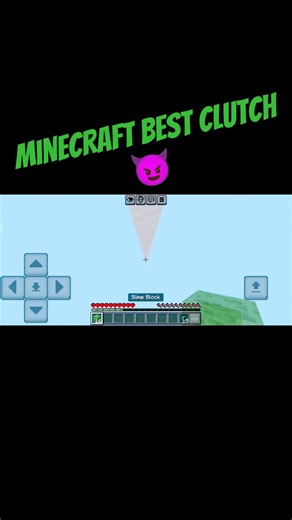 Minecraft Best Clutch Forever #shorts #ytshorts #shortsfeed