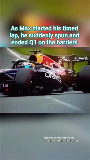 Subscribe for more... Max Verstappen out of Q1! #f1 #formula1 #highlights