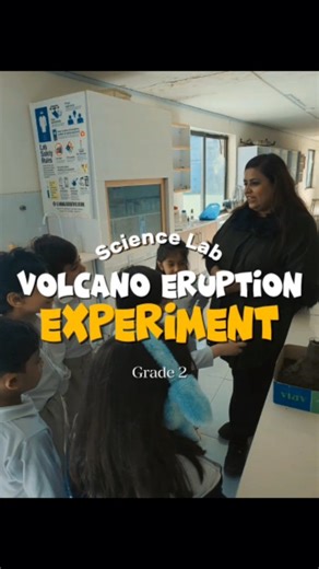 Lahore Grammar School Karachi (Tipu Sultan Road campus) on Instagram: "Science Lab Activity: Volcano Eruption Experiment Our Grade 2 students performed an exciting volcano eruption experiment in the science lab. They observed how a chemical reaction causes an eruption and learned about pressure, gases, and volcanic activity. The hands-on activity helped students understand scientific concepts in a fun and engaging way while encouraging curiosity and teamwork. It was a great learning experience f
