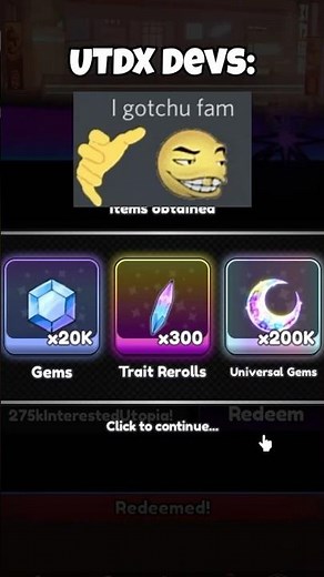 INSANE UTDX CODE (300 Rerolls + 200K Gems FREE) #roblox #universaltowerdefense #codes