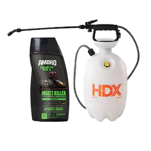 Quick Kill 32 oz. Insect Killer Concentrate and 2 Gallon Pump Sprayer Combo - The Home Depot