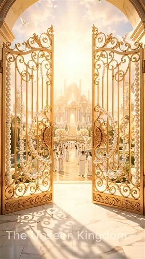 Inside God’s Golden Kingdom: The Heavenly Estate Where Believers Will Live ✨ #god #heaven #jesus
