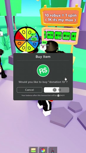 Roblox Gameplay: Fun with Avatars and Spinning Wheel | TikTok