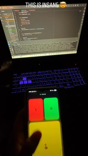 Flutter Developer | App & Web Expert on Instagram: "Weekend Build: Flutter x Python Mouse Controller. ⚡ Too lazy to get up, so I wrote a bridge to control my PC via localhost. Latency: 0. Satisfaction: 100. Tech Stack: 📱 Flutter (Client UI) 🐍 Python Flask (Server) 📡 Socket API #FlutterDev #Python #Coding #TechHacks #SoftwareEngineer"