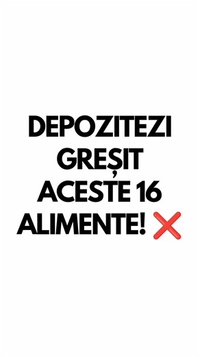 Depozitarea greșită nu doar că strică gustul alimentelor, ci îți fură nutrienții și te face să muncești degeaba pentru rezultate. Aceleași alimente. Aceleași calorii. ❌ Rezultate diferite. Diferența o fac detaliile mici, pe care nimeni nu ți le explică. 🎁 Am creat un GHID GRATUIT în care îți arăt: – cum să păstrezi alimentele corect – cum să mănânci inteligent fără să renunți la ce îți place – cum slăbesc clienții mei 10–25 kg fără înfometare și fără efect yo-yo 👇 Scrie „GHID” în comentarii și