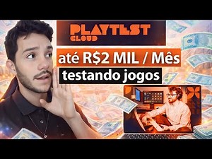 [ PLAYTESTCLOUD ] - COMO FUNCIONA? como ganhar dinheiro testando jogos novos