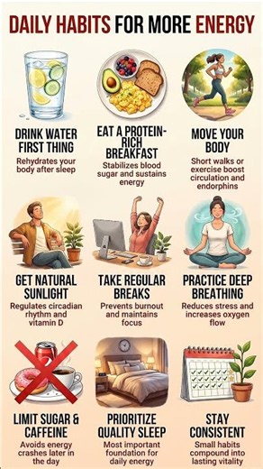 Daily Habits For Better Energy