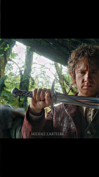 courage isn’t taking a life | bilbo baggins & sting ⚔️✨ | #thehobbit #lordoftherings #middleearth