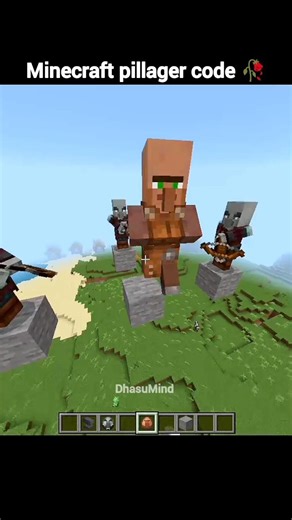 Minecraft Pillager Code Moment #shorts #minecraft