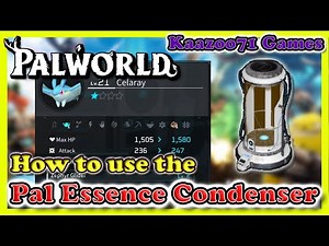 How to use the Pal Essense Condenser in Palworld 💥