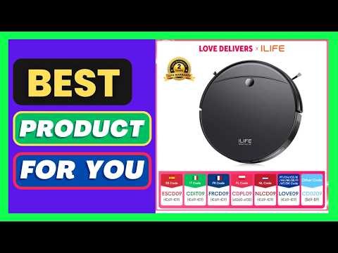 ILIFE V10 Robot Vacuum Cleaner, 5000Pa Suction, Gyro Navigation