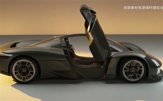 车闻天下丨保时捷Mission X：搭载高性能纯电动力系统的超级概念跑车