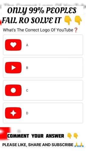 Can You Find the REAL YouTube Logo? 🧐 | Only 1% Pass! #Shorts