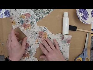 Take Home Craft: Decoupage Trinket Bowl