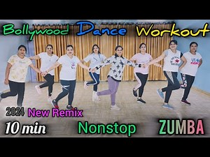 Bollywood zumba dance workout for beginners | 5min nonstop | exercise to lose weight fast at home